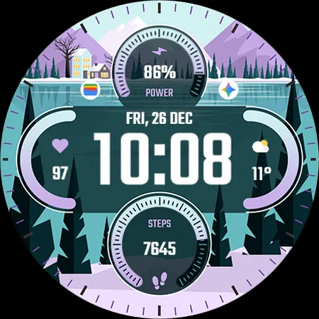 TVV Winter 2 Watch Face screenshot 11