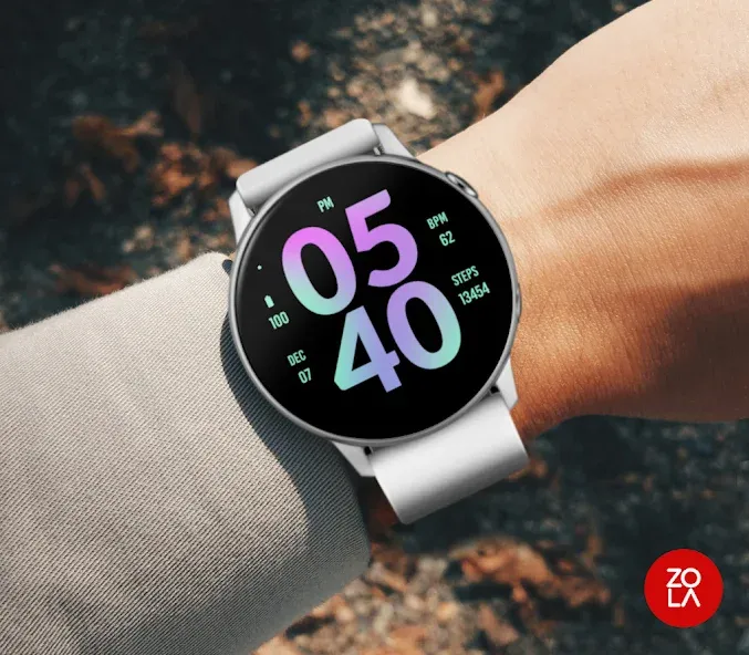 Big Tosca Purple Watch Face screenshot 3
