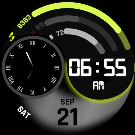 RainbowChrono WatchFace SAM-29 screenshot 30