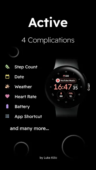 Active - Digital Watch Face screenshot 6