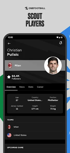 OneFootball Live Soccer scores screenshot 8