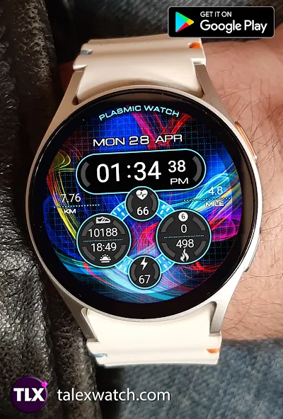 Plasmic Watch Face screenshot 1