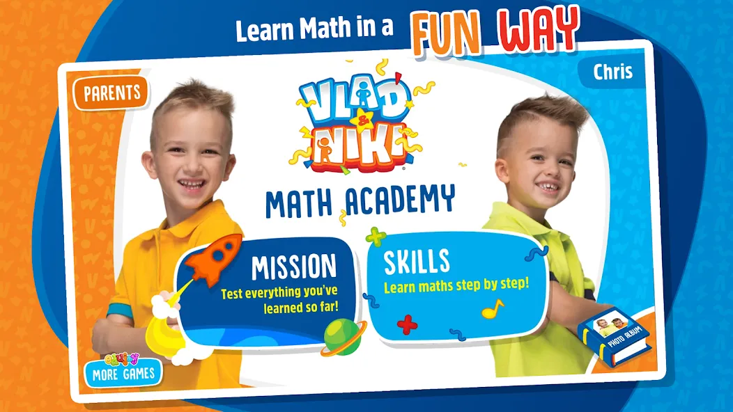 Vlad and Niki - Math Academy screenshot 1
