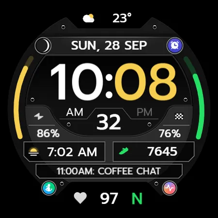 TVV Sport 10 Watch Face screenshot 11