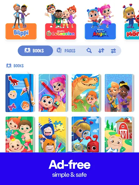 Coloring with Blippi & Friends screenshot 16
