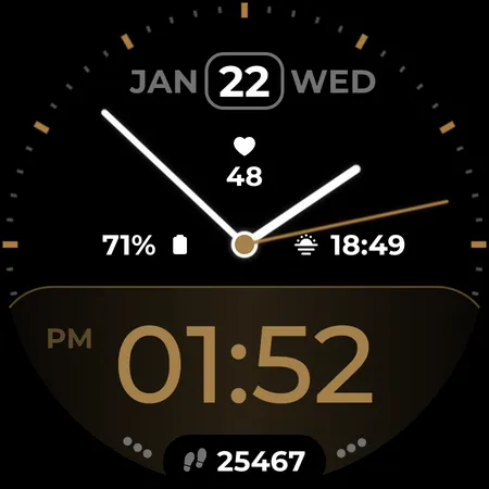 Twin Zone Watch Face screenshot 7