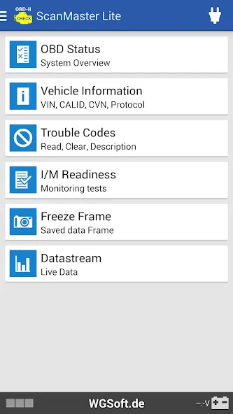 ScanMaster for ELM327 OBD-2 screenshot 1