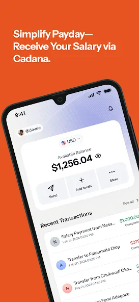 Cadana screenshot 1