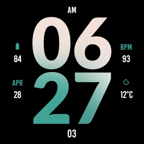 Big Snow Watch Face screenshot 5
