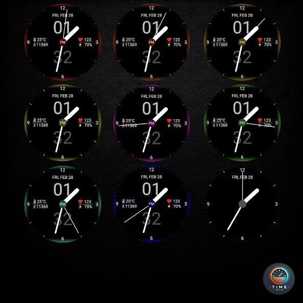 Hybrid Vision Watch Face screenshot 3