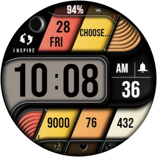Modern Digital Watch Face IN21 screenshot 33
