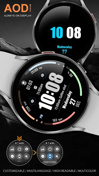 WFP 318 Digital watch face screenshot 8