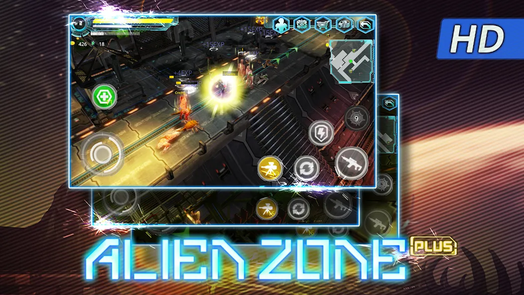 Alien Zone Plus HD screenshot 4