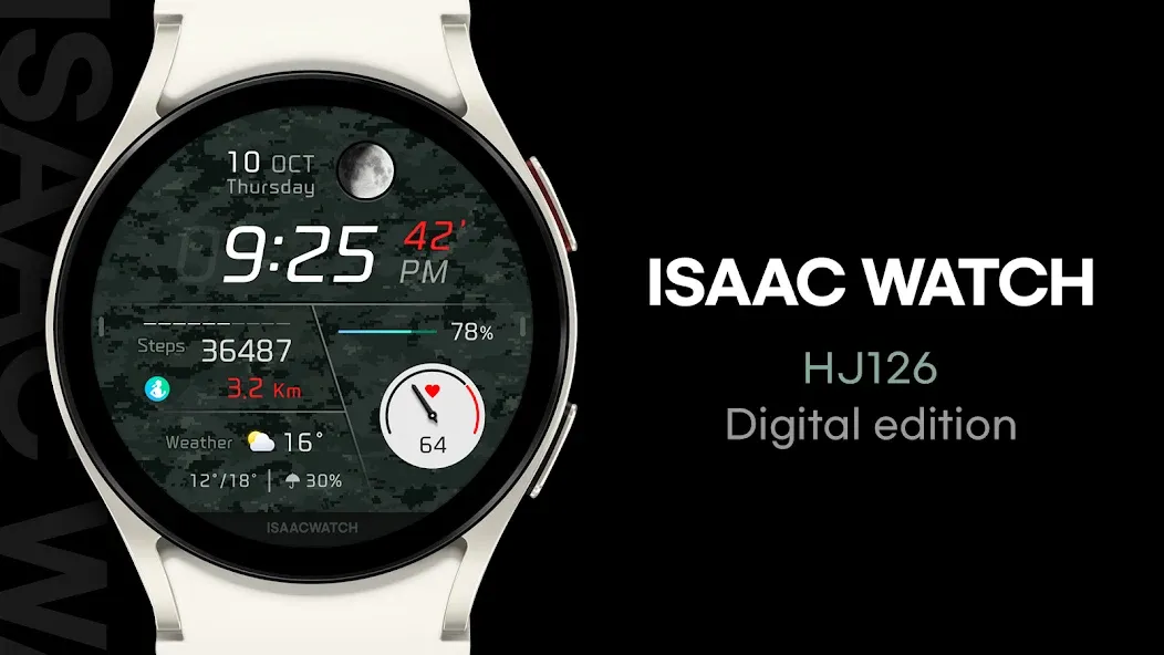 ISAAC WATCH HJ126 Digital screenshot 3