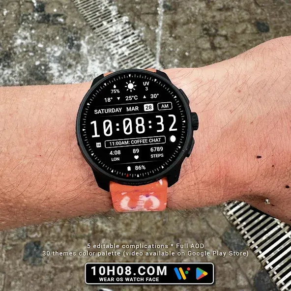 Watch face 10h08.com #146 screenshot 4