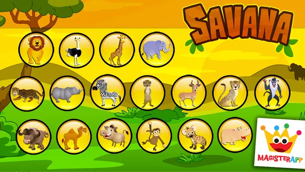 Savanna - Jogos para crianças screenshot 5