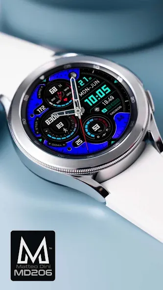 MD206 Analog watch face screenshot 5