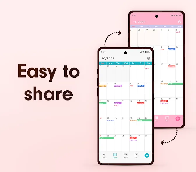 Simple Calendar - easy planner screenshot 2