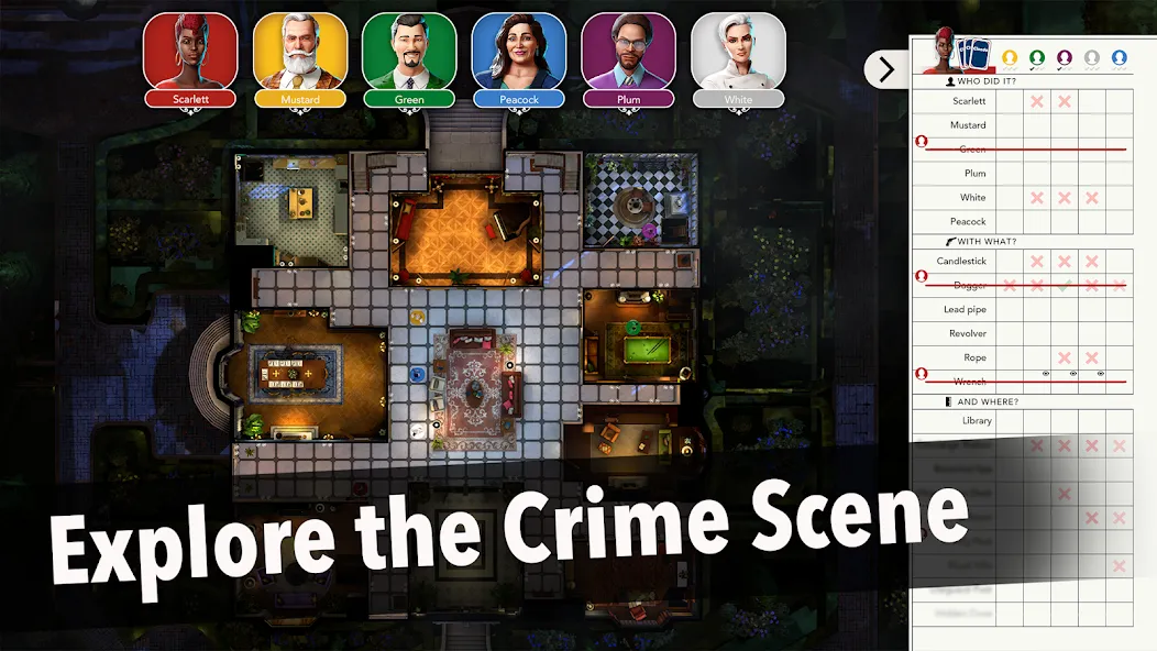 Cluedo: Official Hasbro Game screenshot 4