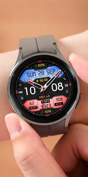 Hybrid MEZIGN CTS53 Watch face screenshot 5