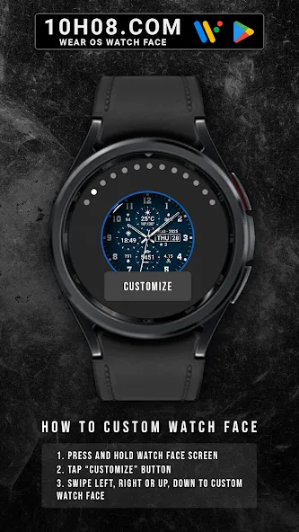 Watch face 10h08.com #67 screenshot 7