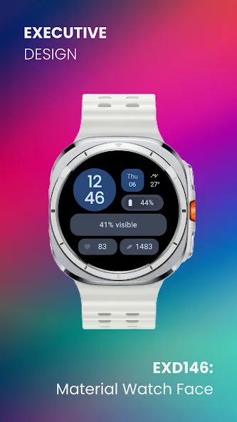 EXD146: Material Watch Face screenshot 3