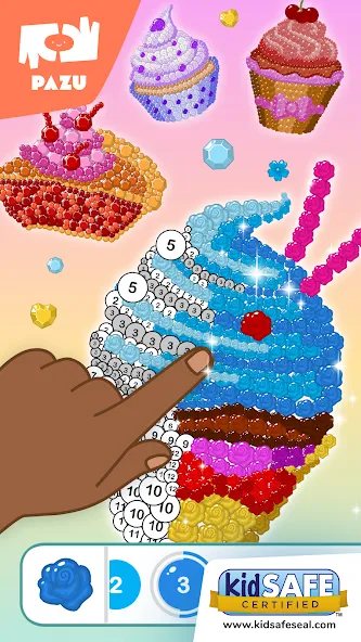 Pixel coloring games for kids screenshot 1