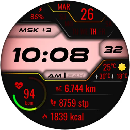 Vexitor Digital Watch Face screenshot 18