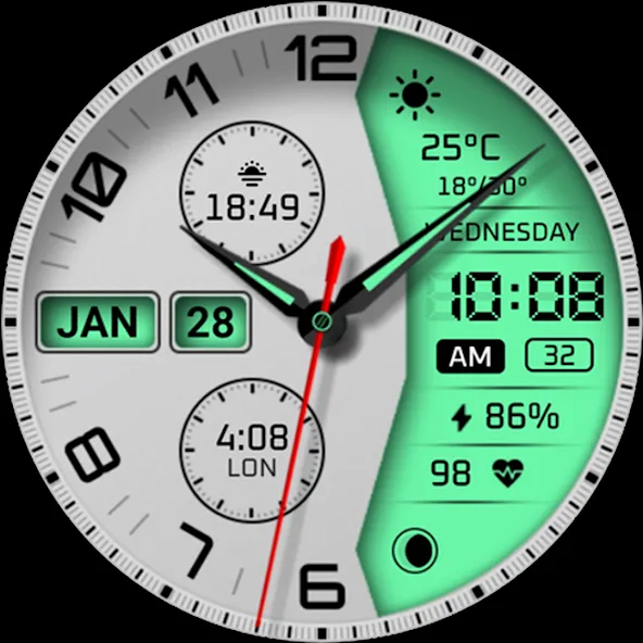Watch face 10h08.com #114 screenshot 30