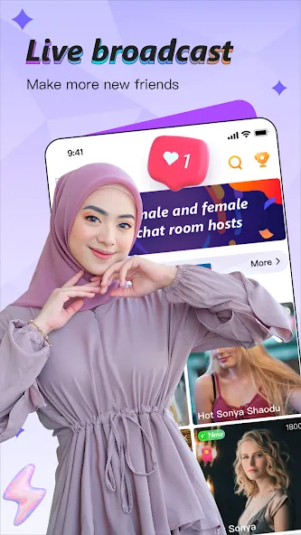 Papaya Live-Live Stream,Show screenshot 1
