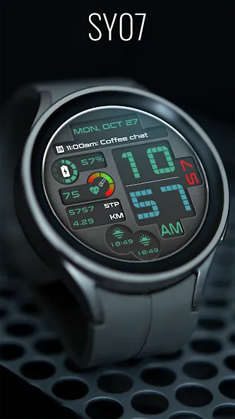 SY07 Wear OS Watch Face screenshot 5