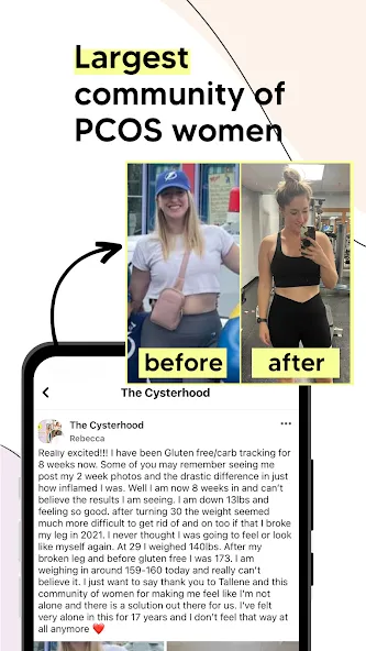 Cysterhood: PCOS Weight Loss screenshot 6