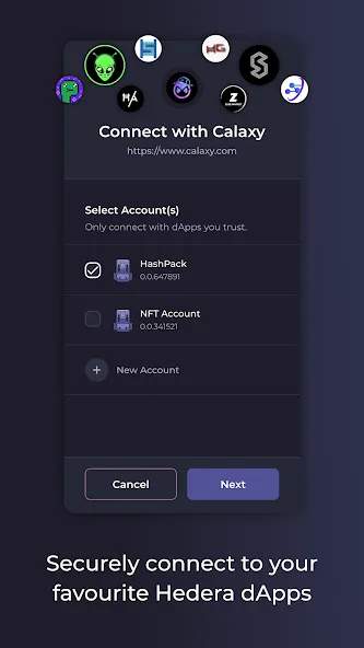 HashPack: Hedera-Krypto-Wallet screenshot 4