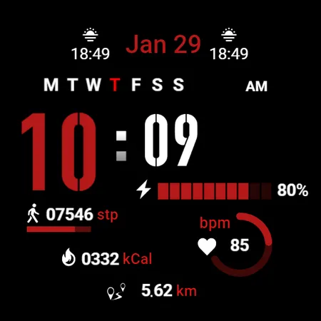 SY51 Watch Face for Wear OS screenshot 32