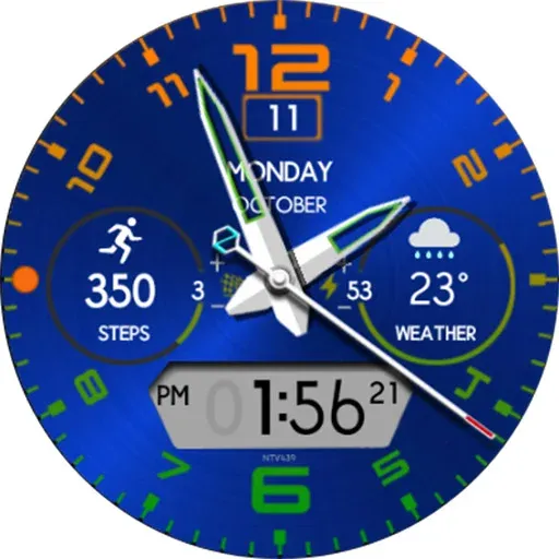 NTV439 - Hybrid watch face screenshot 26