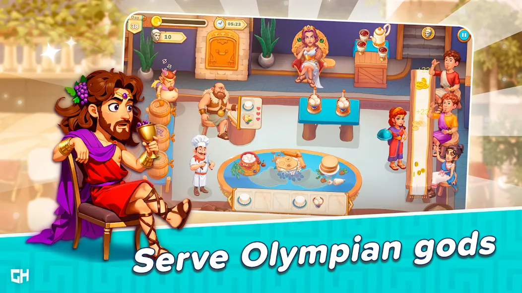 Greek Kitchen Frenzy: Dionysus screenshot 2
