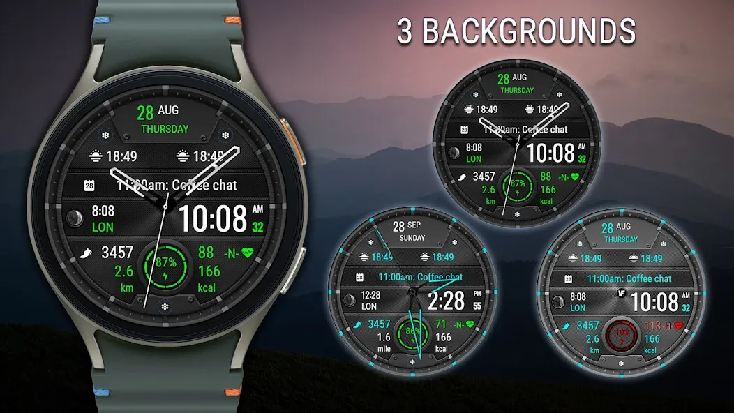 VF Element Hybrid 2 Watch Face screenshot 4