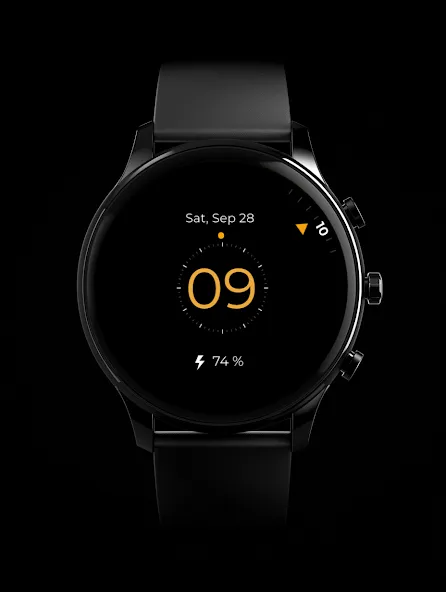 Simple Minimal watch face screenshot 1