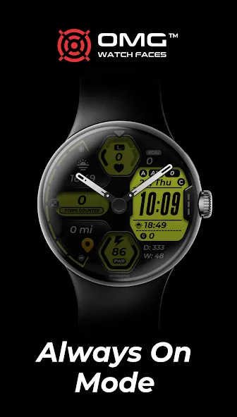 Hybrid Watch Face OMG 318 screenshot 8
