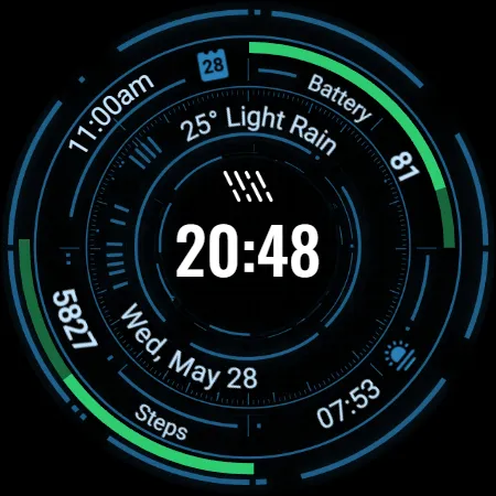 Digital Watchface D3 screenshot 18