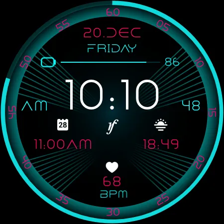 LedEdge Watch Face screenshot 15