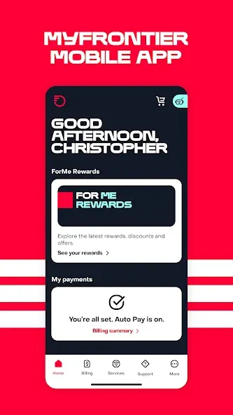 MyFrontier screenshot 1