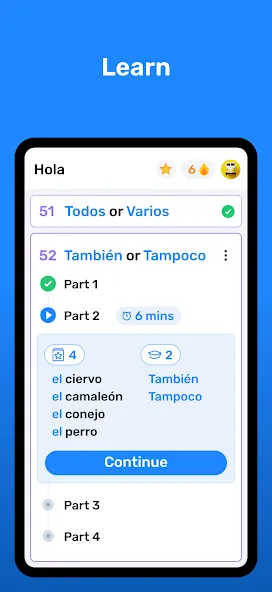 Wlingua - Learn Spanish screenshot 2