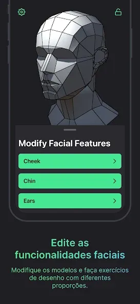Head Model Studio - Arte 3D screenshot 6