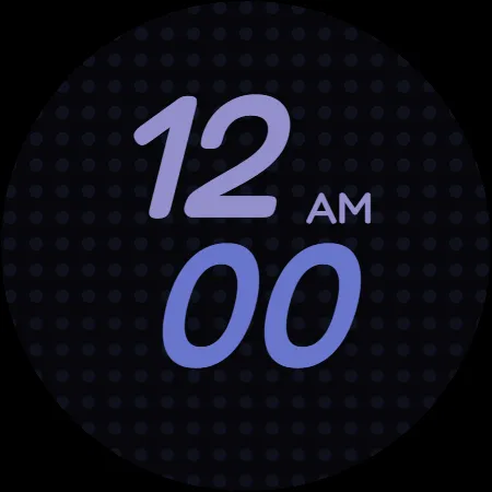 Violet Glow Watch Face screenshot 12