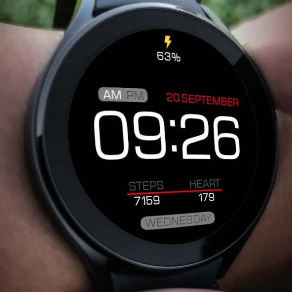 Key057 Digital Watch Face screenshot 4