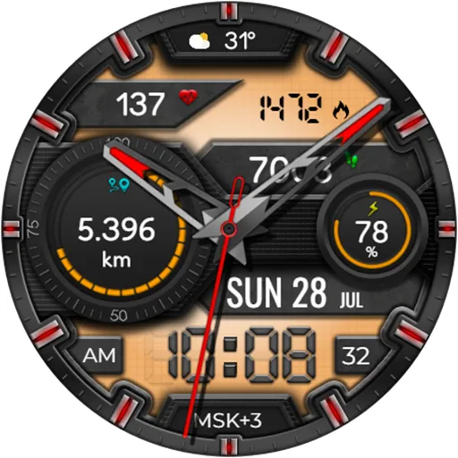 Hybrid PRALAX WS19 Watch face screenshot 18