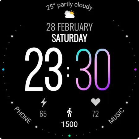 Minimal Watch Face screenshot 23