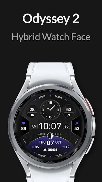 Odyssey 2: Hybrid Watch Face screenshot 1
