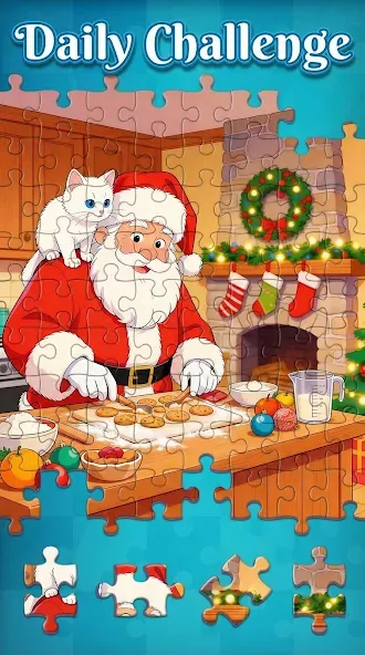 Santa Jigsaw HD screenshot 1